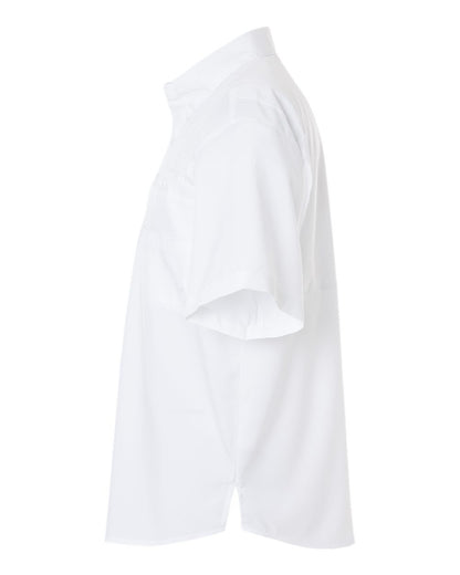 Paragon Men's Hatteras Performance Short Sleeve Fishing Shirt 700 #color_White