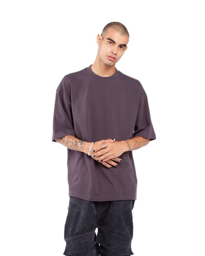 Shaka Wear Men's Garment-Dyed Designer T-Shirt SHGDN #colormdl_Shadow