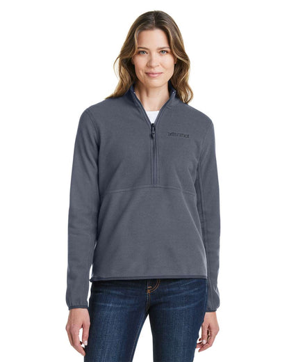 Marmot Women's Rocklin Half-Zip Jacket M12403 #colormdl_Steel Onyx