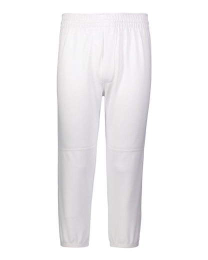 Augusta Sportswear Youth Gamer Pull-Up Baseball Pants 6849 #color_White