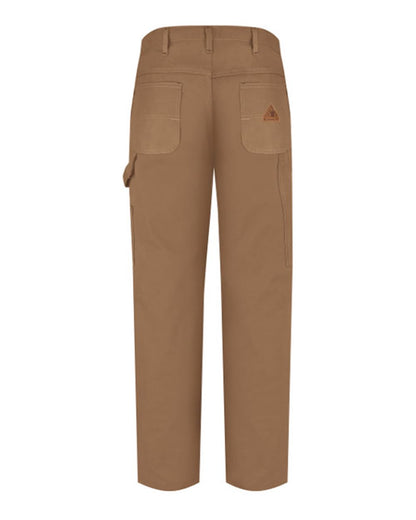 Bulwark Dungaree - EXCEL FR® ComforTouch® - 11.0 oz. PLJ8 #color_Brown Duck - Unhemmed