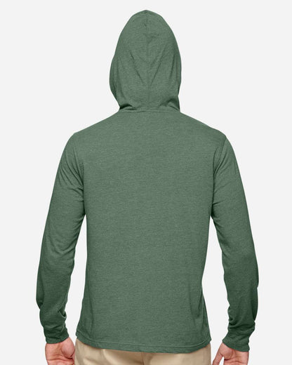 econscious Unisex Eco Jersey Pullover Hooded Long Sleeve T-Shirt EC1085 #colormdl_Asparagus