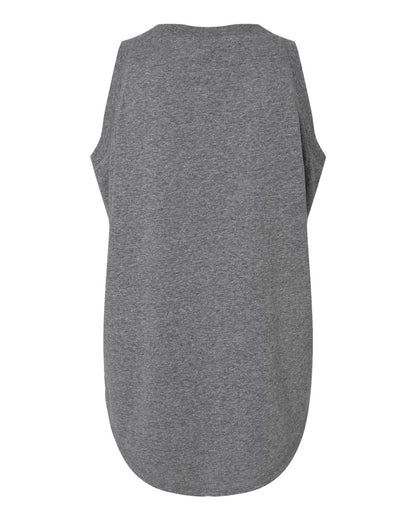 LAT Women's Relaxed Fine Jersey Tank 3592 #color_Granite Heather