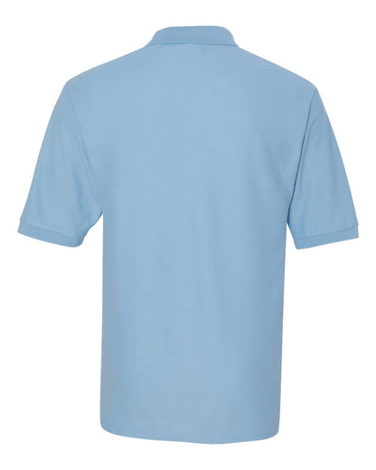 JERZEES Men's Easy Care™ Piqué Polo 537MR #color_Light Blue