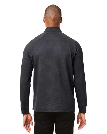 North End Men's Rhythm Waffle Quarter-Zip Pullover NE200 #colormdl_Carbon