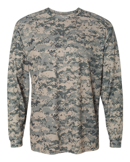 Badger Digital Camo Long Sleeve T-Shirt 4184 #color_Sand Digital