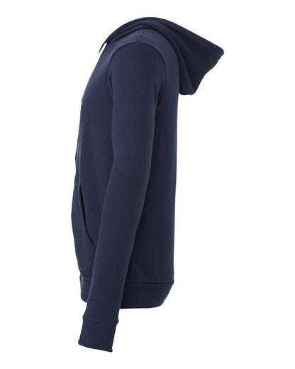 BELLA + CANVAS Sponge Fleece Full-Zip Hoodie 3739 #color_Navy