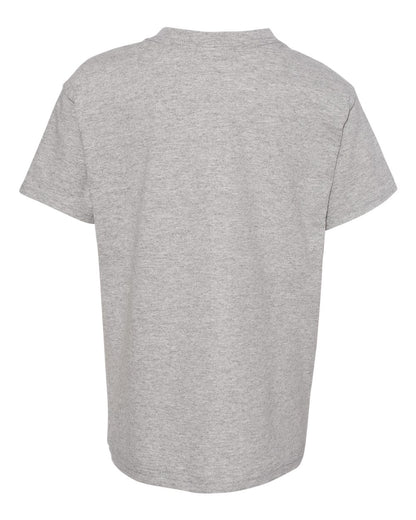 Hanes Essential-T Youth T-Shirt 5480 #color_Oxford Grey