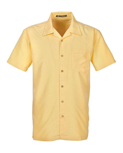 Harriton Men's Barbados Textured Camp Shirt M560 #color_Pineapple