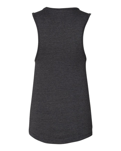 BELLA + CANVAS Women's Jersey Muscle Tank 6003 #color_Dark Grey Heather