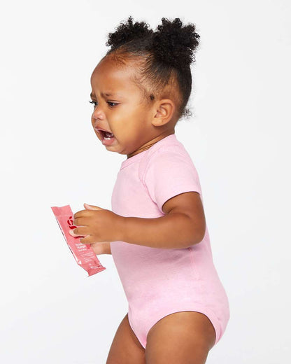 Rabbit Skins Infant Baby Rib Bodysuit 4400 #colormdl_Pink