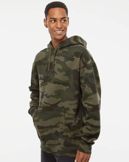 Independent Trading Co. Unisex Heavyweight Hooded Sweatshirt IND4000 #colormdl_Forest Camo