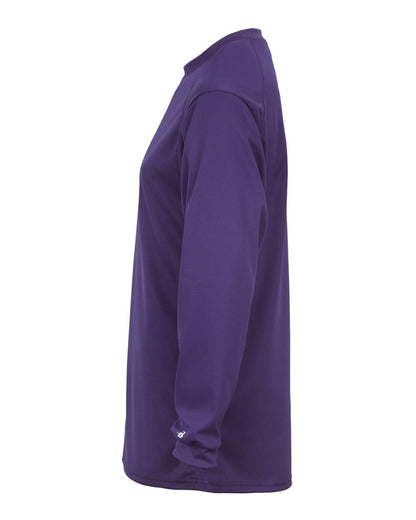 Badger B-Core Long Sleeve T-Shirt 4104 #color_Purple