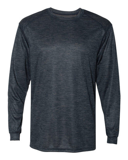 Badger Tonal Blend Long Sleeve T-Shirt 4174 #color_Navy Tonal Blend