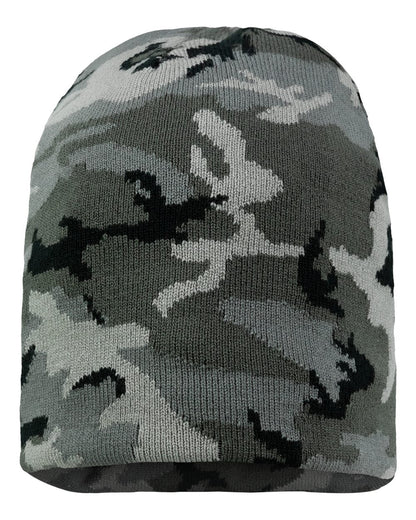 Sportsman 8" Beanie SP08 #color_Grey Camo