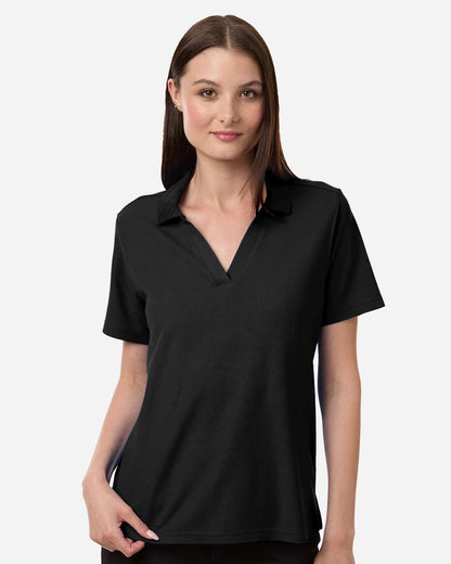 CORE365 Women's Resolve CVC Performance Pique Polo CE106W #colormdl_Black
