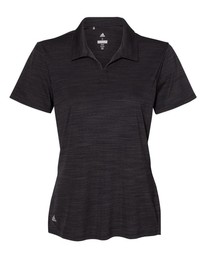 Adidas Women's Mélange Polo A403 #color_Black Melange