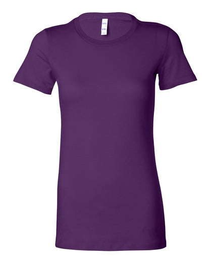 BELLA + CANVAS Women's Slim Fit Tee 6004 #color_Team Purple