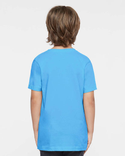 LAT Youth Fine Jersey Tee 6101 #colormdl_Aqua