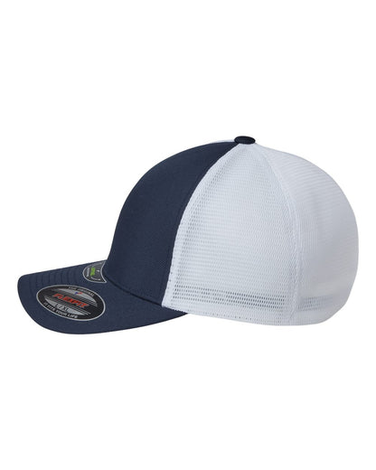 Flexfit Unipanel™ Trucker Cap 5511UP #color_True Navy/ White