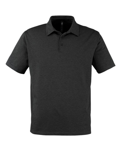 Glyder Men's Fairway Marbled Jersey Polo MDP1799 #color_Black