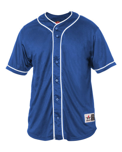 Alleson Athletic Youth Diamond Jersey 52MBBJY #color_Royal/ White