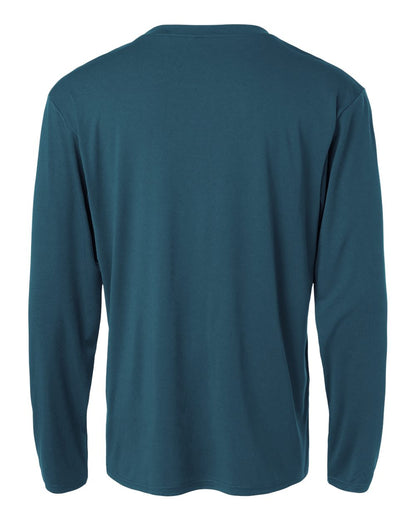 AllPro Unisex Pro-Lock Performance Long Sleeve T-Shirt 48400 #color_Atlantic Blue