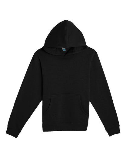 Lane Seven Youth Premium Pullover Hooded Sweatshirt LS1401Y #color_Black