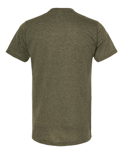 Tultex Poly-Rich T-Shirt 241 #color_Heather Military Green