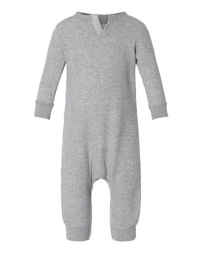 Rabbit Skins Infant Fleece One-Piece 4447 #color_Heather