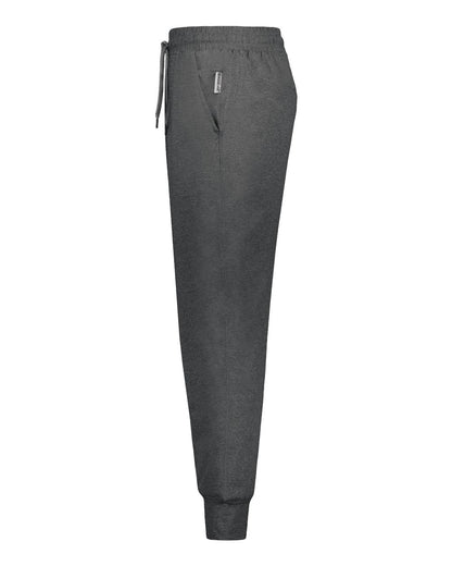 Holloway Youth Eco Revive™ Ventura Soft Knit Joggers 222699 #color_Carbon Heather