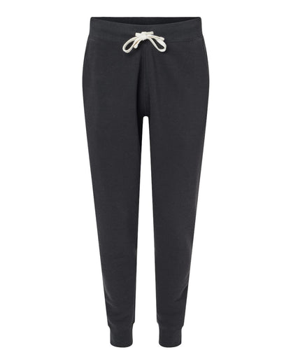 J. America Unisex Triblend Fleece Joggers 8854 #color_Black Solid