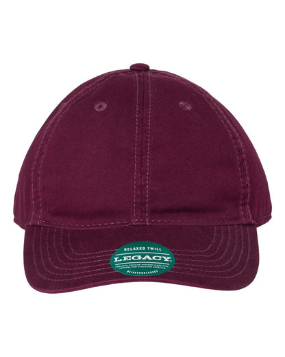 LEGACY Relaxed Twill Dad Hat EZA #color_Maroon