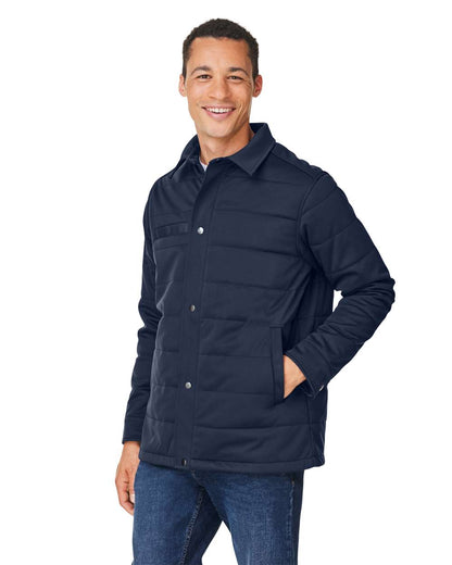 Harriton Unisex Guardian Soft Shell Chore Coat M821 #colormdl_Dark Navy