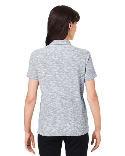 North End Women's Eclipse Jacquard Polo NE115W #colormdl_Black Heather