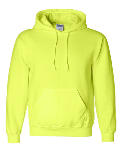 Gildan Unisex DryBlend® Hooded Sweatshirt 12500 #color_Safety Green