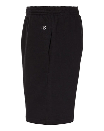 Badger Athletic Fleece Shorts 1207 #color_Black