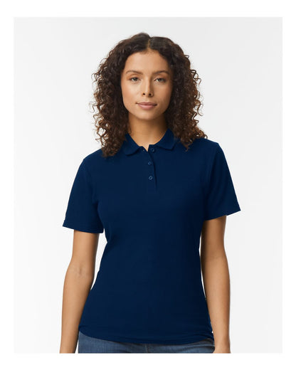 Gildan Women's Softstyle® Pique Polo 64800L #colormdl_Navy
