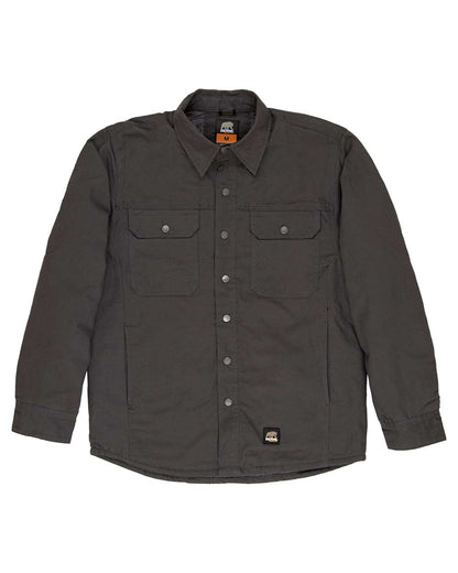 Berne Apparel Men's Caster Shirt Jacket SH67 #color_Slate