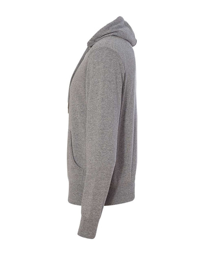 Independent Trading Co. Midweight French Terry Hooded Sweatshirt PRM90HT #color_Salt &amp; Pepper