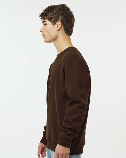 Independent Trading Co. Heavyweight Crewneck Sweatshirt IND3000 #colormdl_Brown