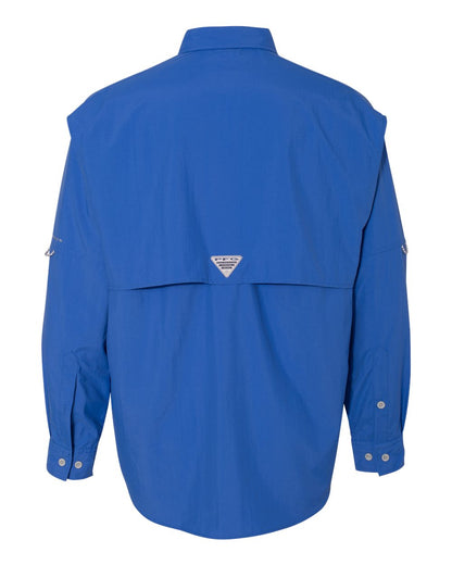 Columbia PFG Bahama™ II Long Sleeve Shirt 212463 #color_Vivid Blue