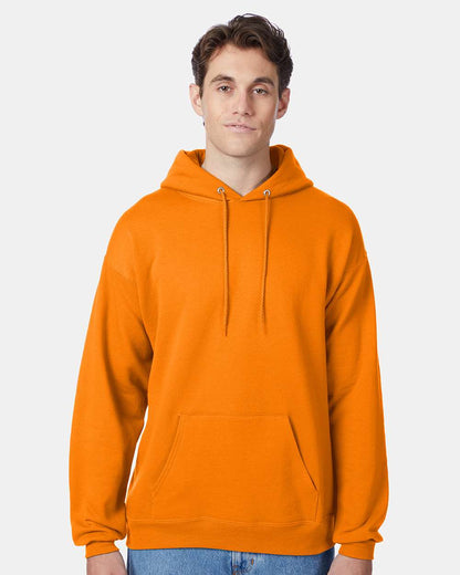 Hanes Unisex EcoSmart® Hooded Sweatshirt P170 #colormdl_Safety Orange