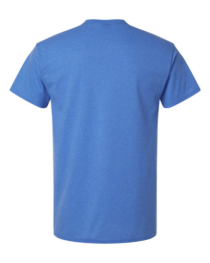 Gildan Unisex Light Cotton T-Shirt 3000 #color_Heather Royal