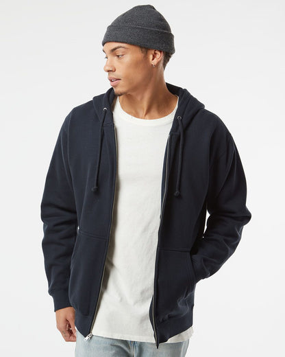 Independent Trading Co. Unisex Heavyweight Full-Zip Hooded Sweatshirt IND4000Z Independent Trading Co. Unisex Heavyweight Full-Zip Hooded Sweatshirt IND4000Z