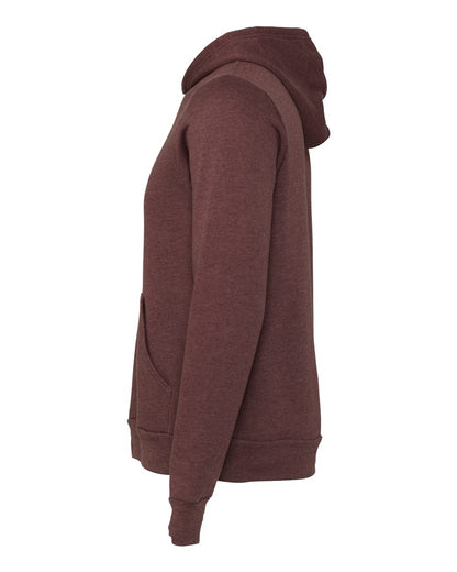 BELLA + CANVAS Sponge Fleece Hoodie 3719 #color_Heather Maroon