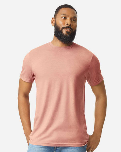 Gildan Unisex Softstyle® CVC T-Shirt 64000CVC #colormdl_Dusty Rose