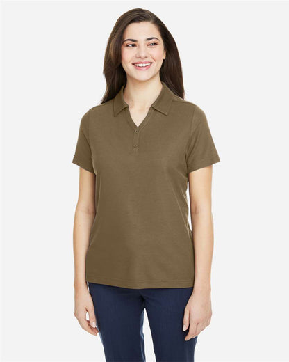 CORE365 Women's Fusion ChromaSoft™ Pique Polo CE112W #colormdl_Coyote Brown