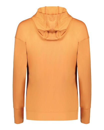 Holloway Women's Eco Revive™ Ventura Soft Knit Hooded Sweatshirt 222798 #color_Terracotta