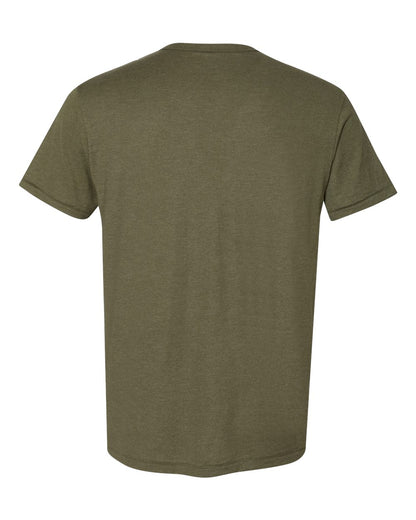 Hanes Modal Triblend T-Shirt MO100 #color_Military Green Triblend